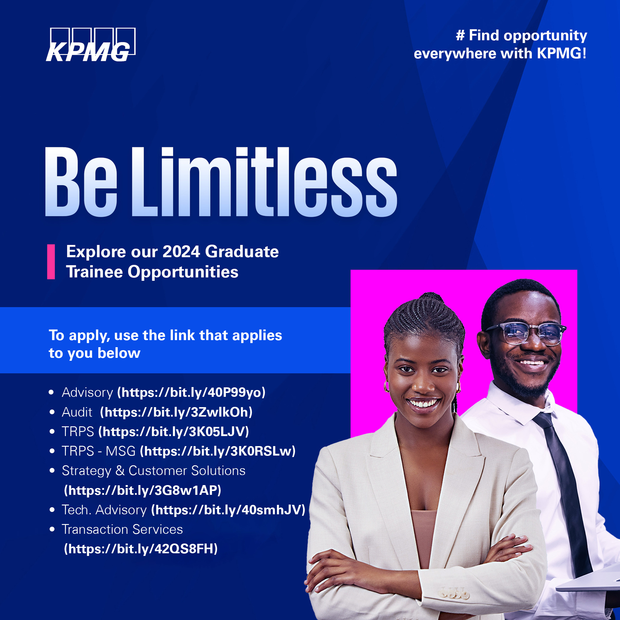 KPMG Global Graduate Internship Program 2024