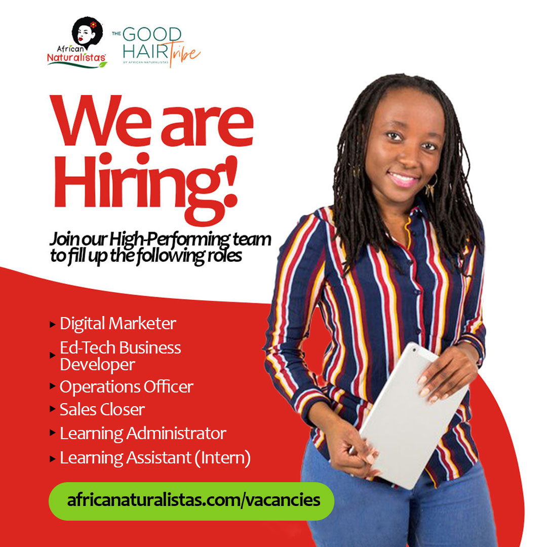 Apply Now for a position at African Naturalistas