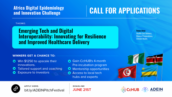 Africa Digital Epidemiology and Innovation Network (ADEIN) Innovation Challenge for Healthtech Innovators in Africa